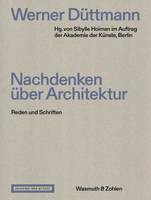 Nachdenken über Architektur - 
