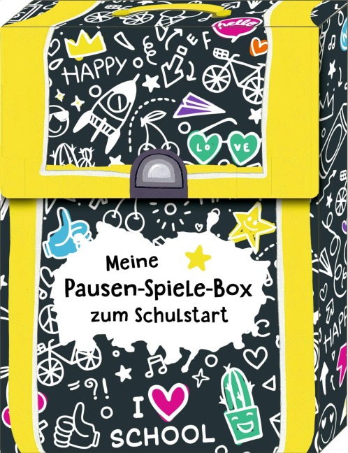 Kartenbox - Meine Pausen-Spiele-Box zum Schulstart - 