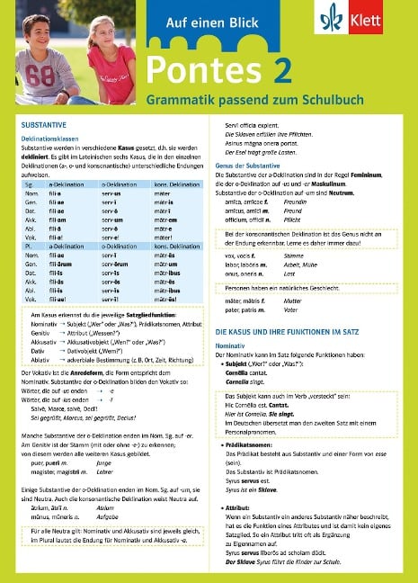 Pontes 02 Grammatik passend zum Schulbuch - 