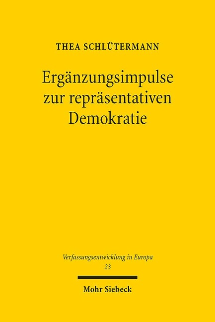 Ergänzungsimpulse zur repräsentativen Demokratie - Thea Schlütermann