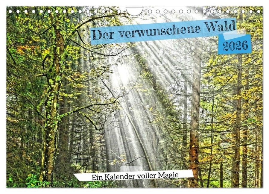 Verwunschene Waldträume: Ein Kalender voller Magie (Wandkalender 2026 DIN A4 quer), CALVENDO Monatskalender - Jens Friedlaender