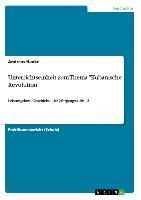 Unterrichtseinheit zum Thema "Kubanische Revolution" - Andreas Hanke