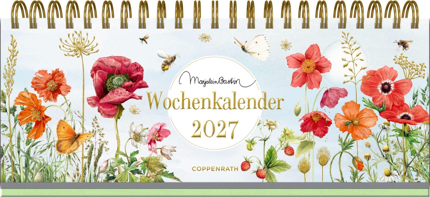 Wochenkalender 2027 - rot - 