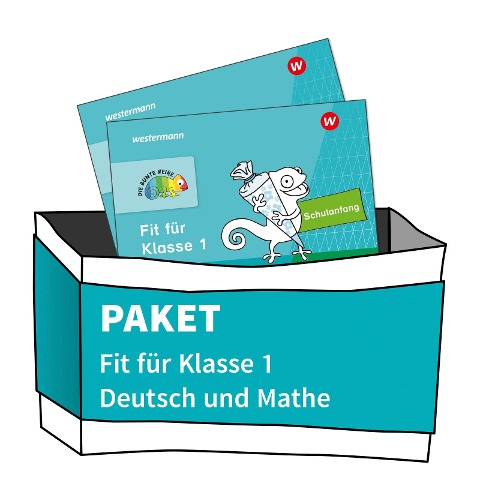 DIE BUNTE REIHE - Deutsch/Mathematik. Paket Fit für Klasse 1 (2 Hefte) - 