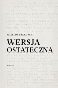 Cover-Bild zum Titel 'Wersja ostateczna' von 'Wieslaw Falkowski'