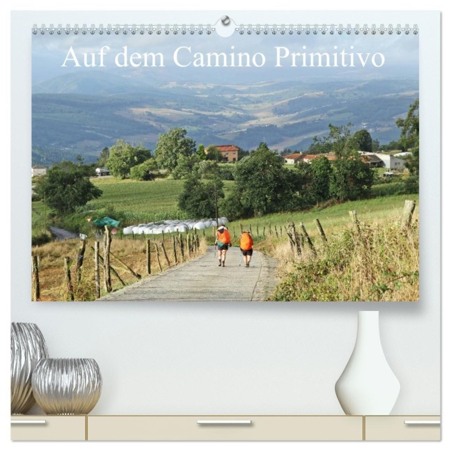 Auf dem Camino Primitivo (hochwertiger Premium Wandkalender 2026 DIN A2 quer), Kunstdruck in Hochglanz - Thomas Nietsch