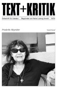 Cover-Bild zum Titel 'Friederike Mayröcker' von ''