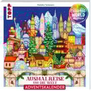 Cover-Bild zum Titel 'Colorful Christmas Weltreise - Weihnachtliche Ausmalreise um die Welt' von 'Madalina Tantareanu'