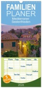 Cover-Bild zum Titel 'Familienplaner 2026 - Mediterraner Seelenfrieden mit 5 Spalten (Wandkalender, 21 x 45 cm) CALVENDO' von 'Askson Vargard'