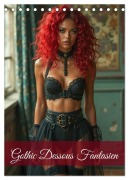 Gothic Dessous Fantasien (Tischkalender 2026 DIN A5 hoch), CALVENDO Monatskalender - Ally Bee