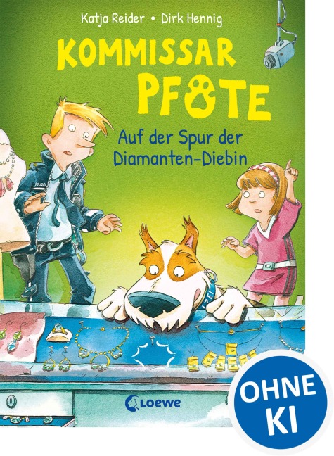 Kommissar Pfote (Band 2) - Auf der Spur der Diamanten-Diebin - Katja Reider