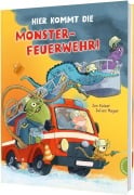 Cover-Bild zum Titel 'Hier kommt die Monster-Feuerwehr!' von 'Jan Kaiser'