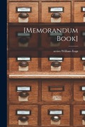 Cover-Bild zum Titel '[Memorandum Book]' von ''
