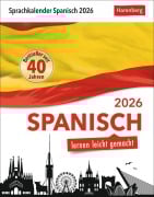 Spanisch Sprachkalender 2026 - Spanisch lernen leicht gemacht - Tagesabreißkalender - Sylvia Rivero Crespo