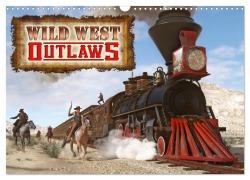 Cover-Bild zum Titel 'Wild West Outlaws (Wandkalender 2026 DIN A3 quer), CALVENDO Monatskalender' von 'Karsten Schröder'