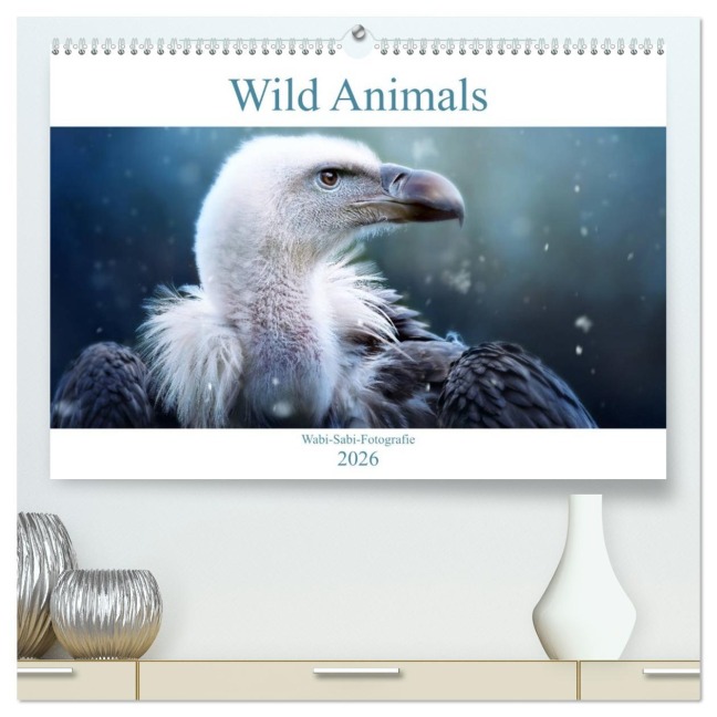 Wild Animals - Wilde Tiere (hochwertiger Premium Wandkalender 2026 DIN A2 quer), Kunstdruck in Hochglanz - Janina Bürger