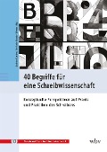 Cover-Bild zum Titel '40 Begriffe für eine Schreibwissenschaft' von ''
