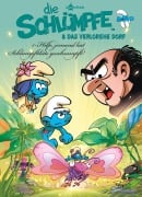 Cover-Bild zum Titel 'Die Schlümpfe und das verlorene Dorf. Band 8' von 'Peyo, Falzar, Thierry Culliford'
