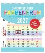 Cover-Bild zum Titel '3-Monatsplaner Farbenfroh 2027' von ''