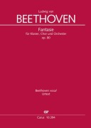Cover-Bild zum Titel 'Fantasie für Klavier, Chor und Orchester (Klavierauszug)' von 'Ludwig van Beethoven'