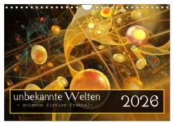 Cover-Bild zum Titel 'unbekannte Welten (Wandkalender 2026 DIN A4 quer), CALVENDO Monatskalender' von 'PaulaPanther PaulaPanther'