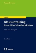 Cover-Bild zum Titel 'Klausurtraining Gesetzliche Schuldverhältnisse' von 'Klaus Bartels'