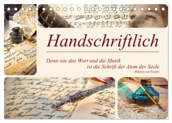 Cover-Bild zum Titel 'Handschriftlich (Tischkalender 2026 DIN A5 quer), CALVENDO Monatskalender' von 'Eva Ola Feix'