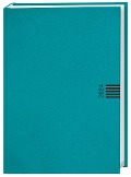 Cheftimer A6 mit Tageskalender. Petrol farbener Terminkalender 2024. Buch-Kalender mit Lesebändchen und Eckperforation. Wattierter Taschenkalender zum Planen von Terminen. - 