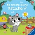 Wo seid ihr, kleine Kätzchen? Spielbuch mit vielen Stoff-Klappen, Kinderbuch ab 18 Monaten, Pappbilderbuch - Maria Höck