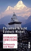 Cover-Bild zum Titel 'Gebrauchsanweisung für Kathmandu und Nepal' von 'Christian Kracht, Eckhart Nickel'