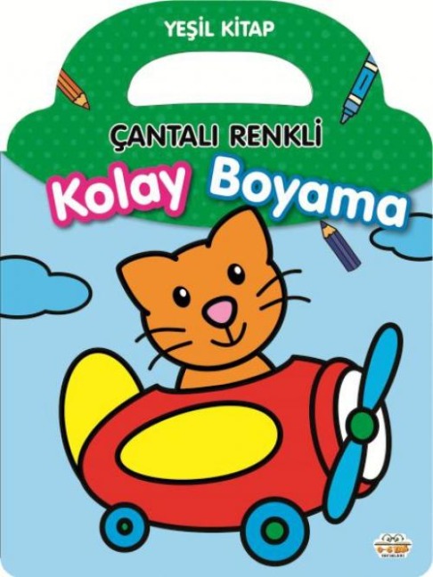 Cantali Renkli Kolay Boyama- Yesil Kitap - Taha Toptas