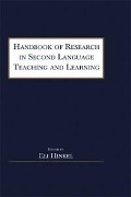 Cover-Bild zum Titel 'Handbook of Research in Second Language Teaching and Learning' von ''