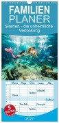 Cover-Bild zum Titel 'Familienplaner 2027 - Sirenen - die unheimliche Verlockung mit 5 Spalten (Wandkalender, 21 x 45 cm) CALVENDO' von 'Erich Ruczkowski'