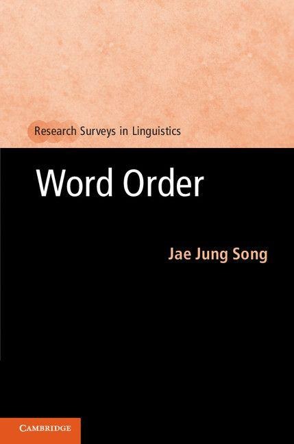 Word Order - Jae Jung Song