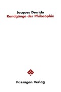 Cover-Bild zum Titel 'Randgänge der Philosophie' von 'Jacques Derrida'