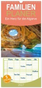 Cover-Bild zum Titel 'Familienplaner 2027 - Ein Herz für die Algarve mit 5 Spalten (Wandkalender, 21 x 45 cm) CALVENDO' von 'Christa Kramer'