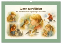 Cover-Bild zum Titel 'Wenn wir fühlen (Wandkalender 2027 DIN A2 quer), CALVENDO Monatskalender' von 'Sabine Heiland'