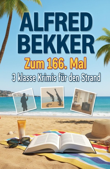 Zum 166. Mal 3 klasse Krimis für den Strand - Alfred Bekker