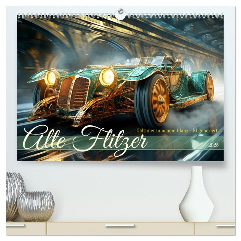 Alte Flitzer (hochwertiger Premium Wandkalender 2025 DIN A2 quer), Kunstdruck in Hochglanz - Cathrin Illgen