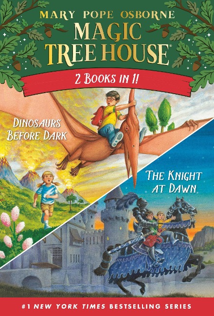 Magic Tree House 2-in-1 Bindup: Dinosaurs Before Dark / The Knight at Dawn - Mary Pope Osborne