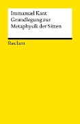 Cover-Bild zum Titel 'Grundlegung zur Metaphysik der Sitten' von 'Immanuel Kant'