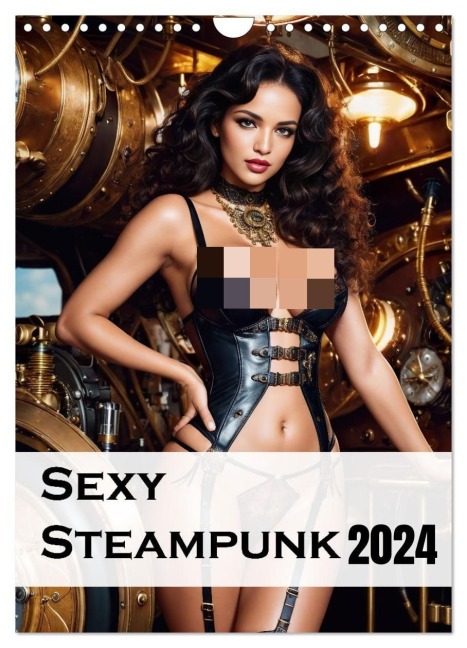 Sexy Steampunk (Wandkalender 2027 DIN A4 hoch), CALVENDO Monatskalender - Ally Bee
