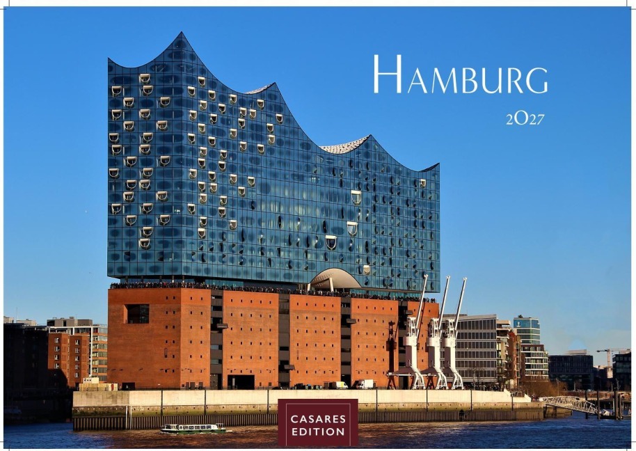 Hamburg Kalender 2027 - Wandkalender | Fotokalender Deutschland 50x35cm | mit stimmungsvollen Motiven von Hafen, Elbe, Speicherstadt und hanseatischem Flair - 