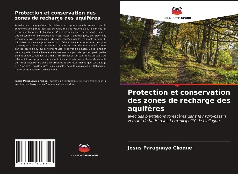 Protection et conservation des zones de recharge des aquifères - Jesus Paraguayo Choque