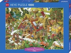 Cover-Bild zum Titel 'Funny Farm Puzzle 1000 Teile' von 'Michael Ryba'