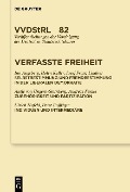 Cover-Bild zum Titel 'Verfasste Freiheit' von ''