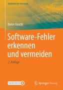 Cover-Bild zum Titel 'Software-Fehler erkennen und vermeiden' von 'Dieter Duschl'