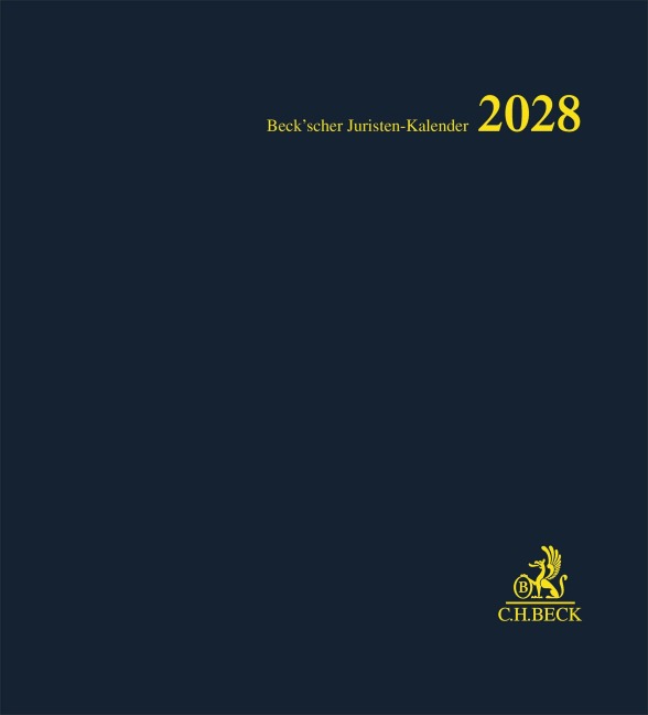 Beck'scher Juristen-Kalender 2028 - 