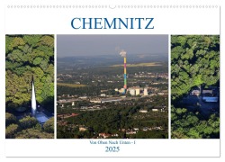 Chemnitz - Von Oben Nach Unten (Wandkalender 2025 DIN A2 quer), CALVENDO Monatskalender - Heike Hultsch