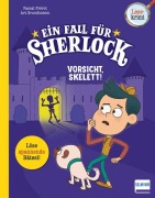 Cover-Bild zum Titel 'Ein Fall für Sherlock - Vorsicht, Skelett!' von 'Pascal Prévot'